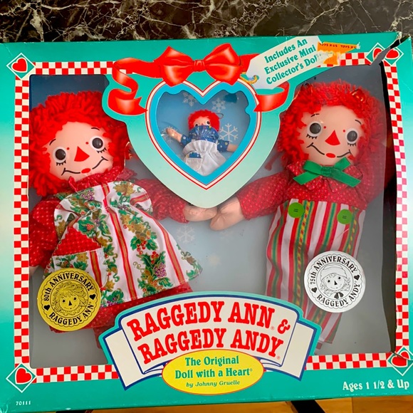 Hasbro | Toys | Raggedy Ann Raggedy Andy Vintage Collectible | Poshmark